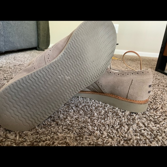 TOMS Men's Brogues Wingtip Derby Shoe - Picture 4 of 6